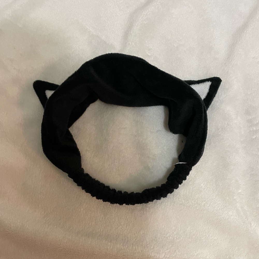 Black Cat Ear Headband